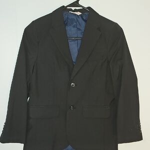Cat & Jack Black Sport Coat Blazer Boys Sz 10